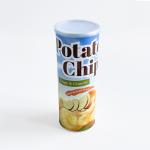 Eco Friendly Custom Potato Chip Food Paper Tube Packaging With Express Shipment And Customizable Design for sale