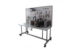 China Didactic Automotive A C Training With Heat Pump Demonstrational Equipment supplier