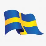 Ready Stock 100% Polyester Flags Flying Style Sweden National Flag for sale