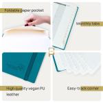 10.5X8.5inch Classic Weekly Planner With Monochrome Hourly Schedule