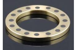 China Casting Aluminum Bronze Thrust Washer With Solid Lubricant 160 HB supplier