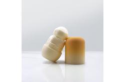China Customized Plastic Middle Leaned Waist-Thinned Gourd 50ml Deodorant Roll-On Bottle supplier