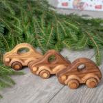 OEM ODM Handmade Wooden Toys Cars For Toddlers With Smooth Edges for sale