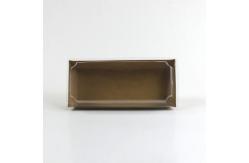 China Natural Kraft Paper Bread box with transparent lid Retangle box supplier