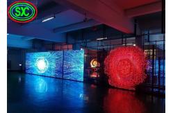 China Transparent Led Window Display Screen Glass Panel Poster P3.91 Customized Shape supplier