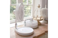 China 4 Speed Wind Speed USB Rechargeable Fan Oscillating Foldable Desk Table Adjustable Fan supplier