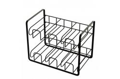 China Welded 2layers Wire Food Display Stands For Tea Pack supplier