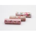 3.5g Eco Friendly Paper Lipstick Tubes With Flower Pattern