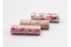 China 3.5g Eco Friendly Paper Lipstick Tubes With Flower Pattern supplier