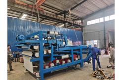 China Power 4kw Cassava Fiber Moisture Dewatering Machine Belt Press Machine supplier