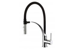 China Curved Bracket Magnetic Pull Down Kitchen Faucet supplier