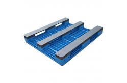 China Virgin HDPE Solid Top Rackable Pallet Forklift Large Plastic Pallets supplier