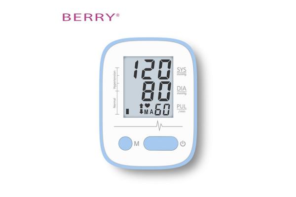 LED Electronic Digital Blood Pressure Meter Home Use Portable Sphygmomanometer