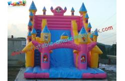 China Cute Mickey Mouse Commercial Inflatable Slide  /  Customized Inflatable Zip Slide Toys supplier