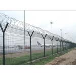 green power  coated Dia 500mm BTO-22 Razor Barbed Wire Airport Security Fence 1.8*30m  for  airport for sale