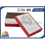 OEM Rigid Paper Gift Box With Diamond Decorated / Cardboard Gift Box With Lid for sale