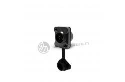 China Audio XLR Connector Outdoor Waterproof 5 Pin Connector Male Socket supplier