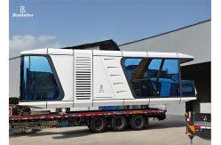 China Futuristic 28 And 38 Square Meter Space Capsule House With Multifunctional Areas supplier