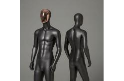 China Full Body Electroplated Face Model Male Fiberglass Mannequin With Head supplier