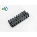 China PA66 Plastic Grey Pluggable Terminal Block Connector 7.5mm Pitch 300V 16A 2-18 Poles for sale