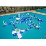 Open Water Inflatable Aqutic Sports Park With 0.9mm PVC Tarpaulin for sale