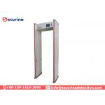15W Security Gate Metal Detector Easy Operation LCD Screen With Passenger Counter for sale
