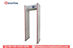 China 15W Security Gate Metal Detector Easy Operation LCD Screen With Passenger Counter supplier