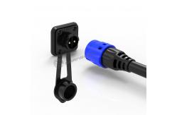 China Electrical IP67 Power Connector 2 Pin Male Socket Connector Industrial supplier