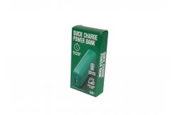 China Supermarket CDR Packing Paper Box , Green Electronics Power Bank Packaging Box supplier