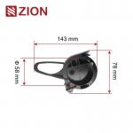 ZCPAC-02 FTTH Nylon Flat Cable Drop Clamp | High-Strength Fiber Optic Cable Clamp for Outdoor Applications for sale