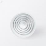 Extruded Aluminum Round Ceiling Vent Diffuser 400mm Powder Coated for sale