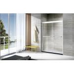 Stainless Bathroom Shower Enclosure Acrylic Base With Sliding Door