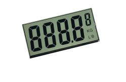 China Alphanumeric 7 Segment Custom LCD Display I2C Interface For Front Screen supplier