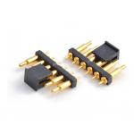 Custom 2.54mm Pitch Male 6 Pin 1.5mm PCB Connector Spring Loaded Pogo Pin Connector for sale