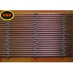 Facades Decorative Use AISI304 Custom Woven Architectural Wire Mesh