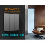 Tact Button 240V Smart Home Switch Tuya Zigbee 3.0 PC Big Panel for sale