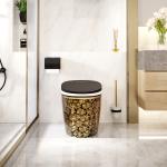 S Trap Elongated 1 Piece Smart Toilet High Efficiency Automatic Flush for sale