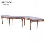 Nesting Hall Round Banquet Foldable Table Circular Party Stainless Steel for sale