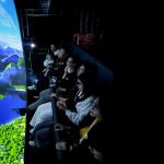 Virtual Park Equipment Visual Experience Movie Theatre Dome Screen Projector Flying Cinema for sale