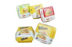 China Customized Disposable Burger Box with Fries  Sustainable Takeaway Sandwich Container supplier