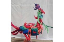 China Realistic Voice Animatronic Animals Mythical Chinese Creatures Miemengniao supplier