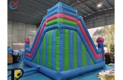 China Digital Printing Inflatable Combos Stitch Inflatable Bouncy House With Slide supplier