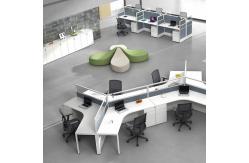 China L Shape Office Table Cubicle Partition supplier