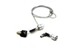 China Stainless Steel Lightweight Cable Lock Notebook Computer Lock Electronic Plating supplier