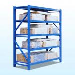 Customized Boltless Metal Medium Duty Rack Space Saving Steel Shelving for sale