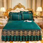 Customized Size Winter Bedspread Slip Set with Luxury Embroidered Bedding 3-Piece Set for sale