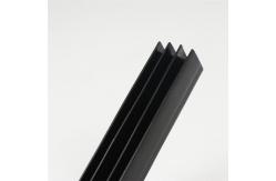 China Colorful PVC Grooved Insulation Profile  Plastic Profile Trim supplier