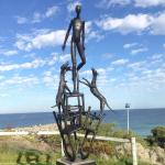 Outdoor Art Bronze Sculptures 6m High Silicon Bronze Cast Statue for sale