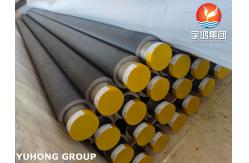 China ASTM A376 TP347H solid Spiral High Frequency weld HFW Fin Tube With 11Cr supplier