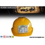 10000 Lux Rechargeable LED Mining Light , portable OLED Screen CREE Led Cap Lamp for sale